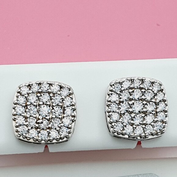 "925 Sterling Silver Cubic Zirconia Earrings, U19254556 - Picture 4 of 11